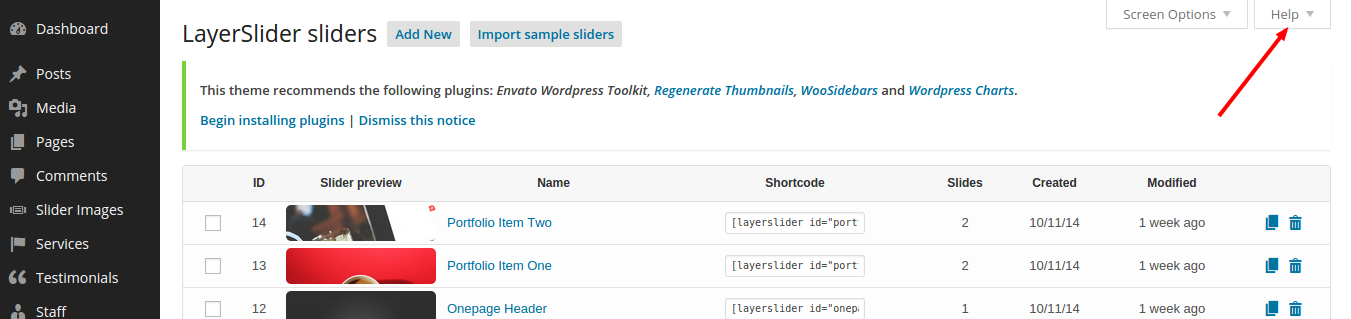 layer slider